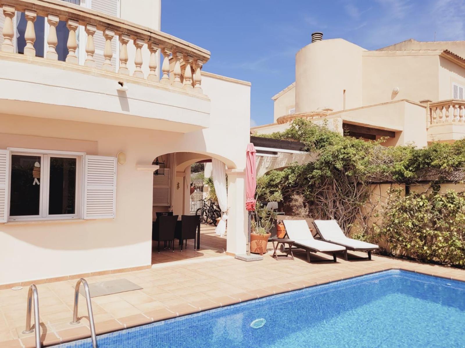 Ferienhaus Casa Yelmo Cala Mandia  Kültér fotó